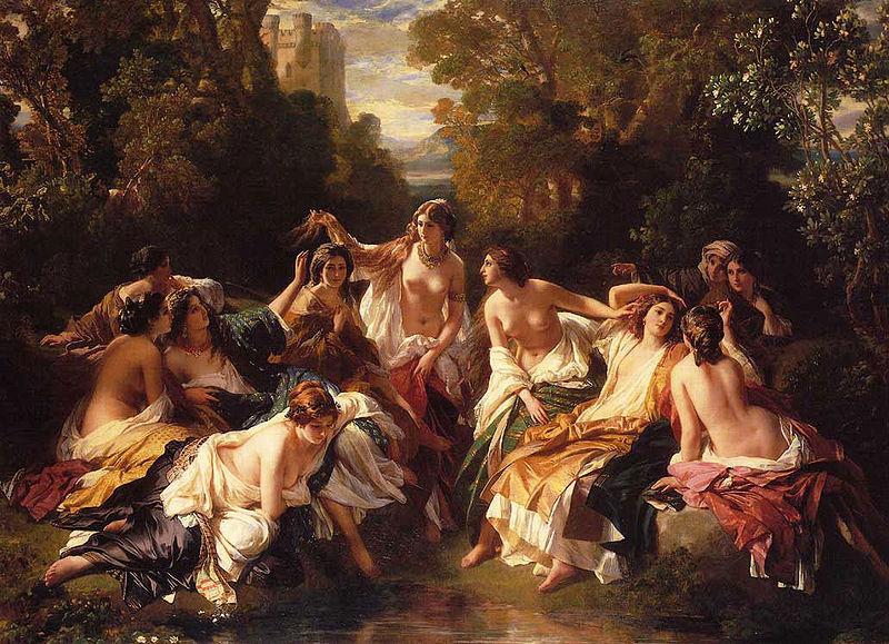 Franz Xaver Winterhalter Florinda oil painting image